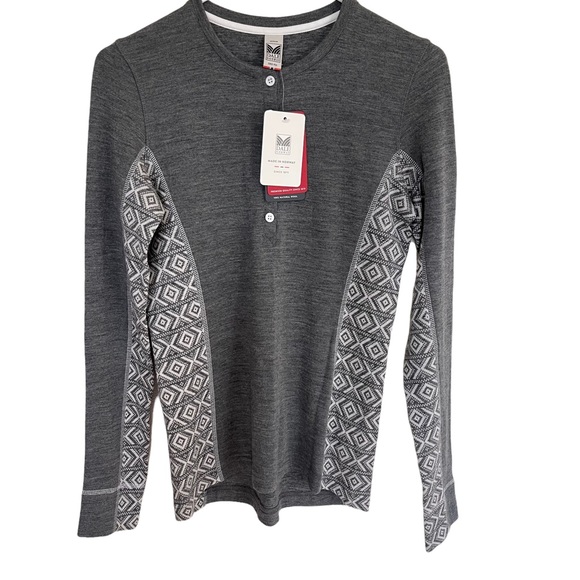 Dale of Norway Tops - NEW Dale of Norway Gray 100% Merino Wool Long Sleeve Pullover Sweater Medium